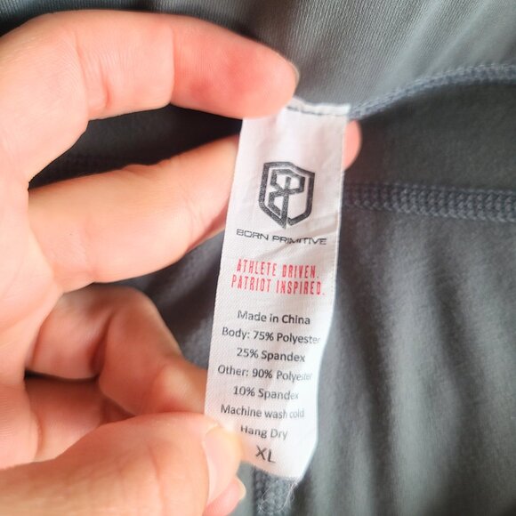 Born Primitive Limited Edition Gray Pleated Moto Jogger Leggings XL - Picture 6 of 7